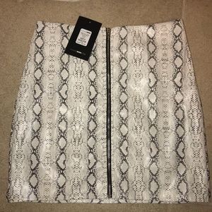 Fashion Nova Skirt - “Snake Your Way Through”